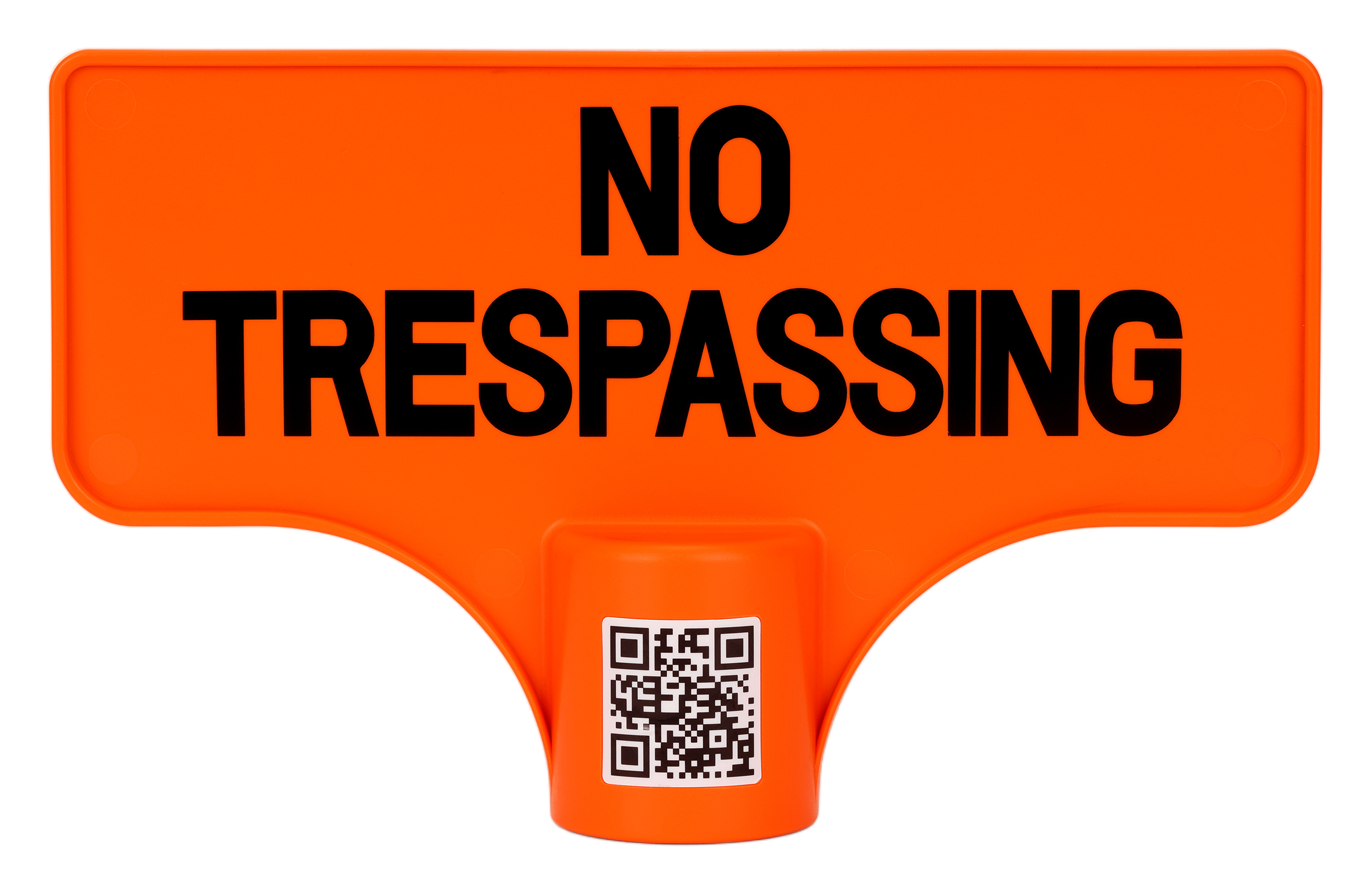 Whack-A-Sign No Trespassing Sign